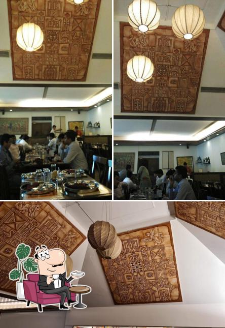 The interior of Chetana Veg. Restaurant & Bar (1946)