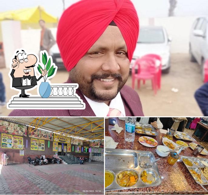 The image of Khehra Vaishno DHABA’s exterior and food