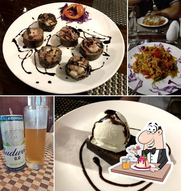 The Timber Garden serves a variety of desserts