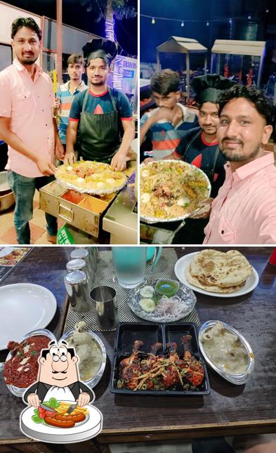 Among different things one can find food and interior at Taj Restaurant