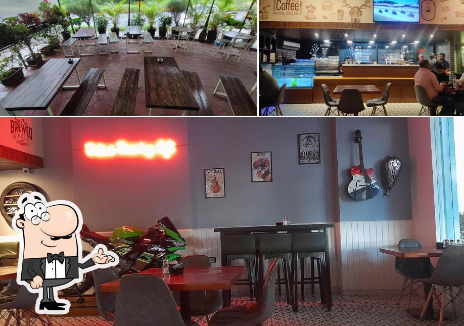 Check out how Biker's Brewing Café looks inside