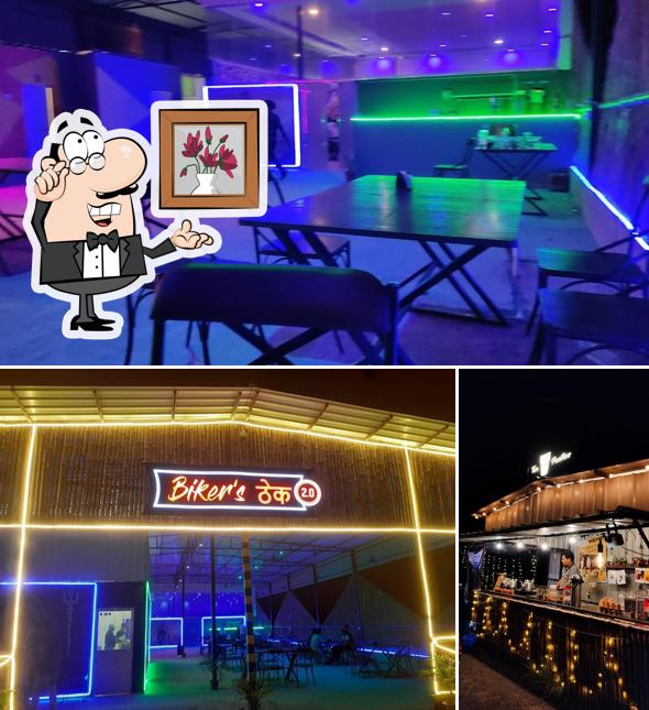 The interior of Biker's Theque 2.O