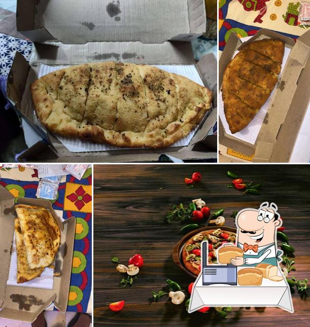Garlic bread at Domino's Pizza