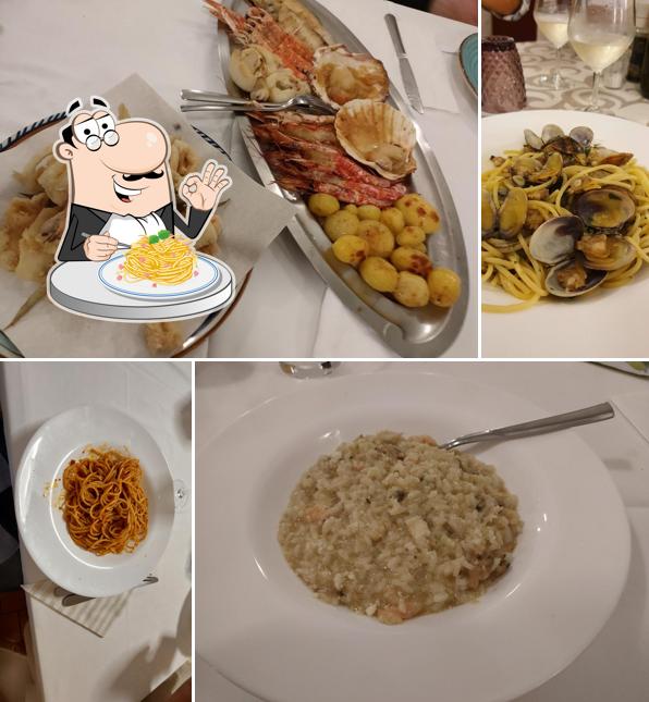 Spaghetti alla carbonara al Trattoria al Pescatore da Aligi