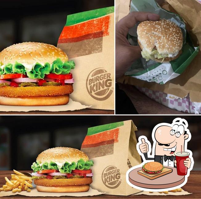 Order a burger at Burger King