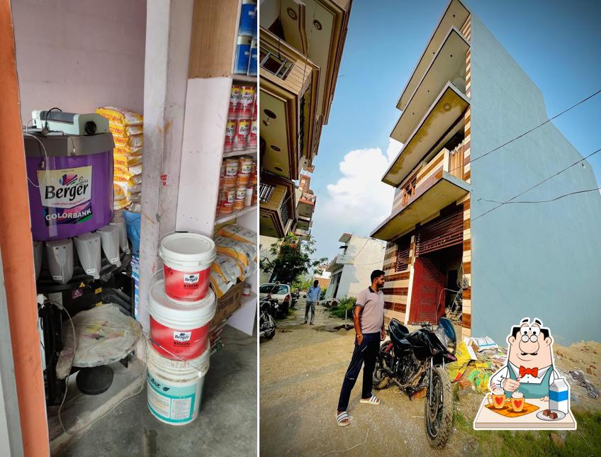 Enjoy a beverage at Friend's Cafe