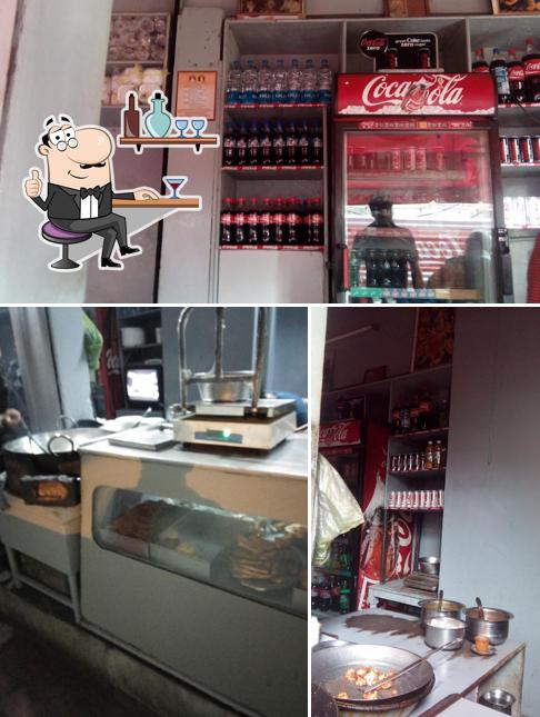 The restaurant's interior and beverage