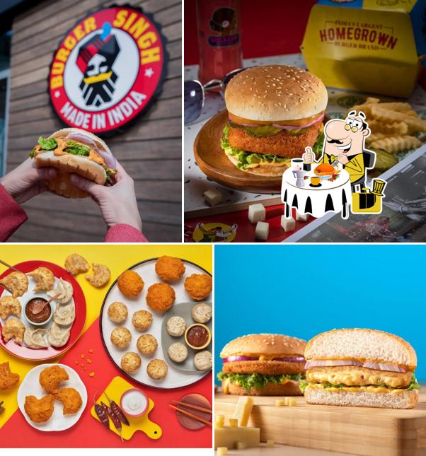 Food at Burger Singh