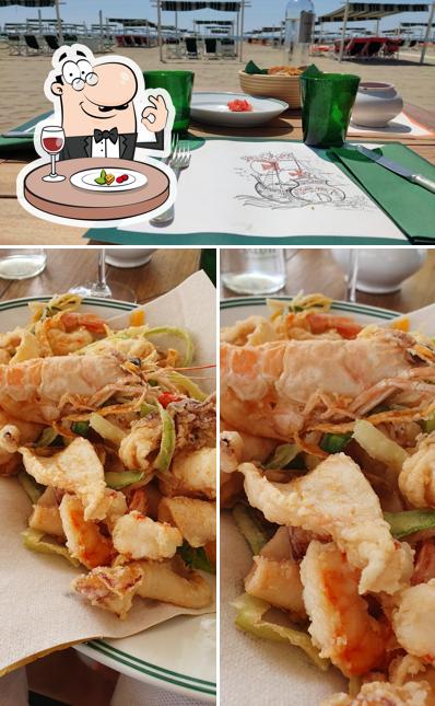 Fritto misto al Bagno Santa Maria