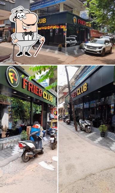 The exterior of Fried Club Cafe