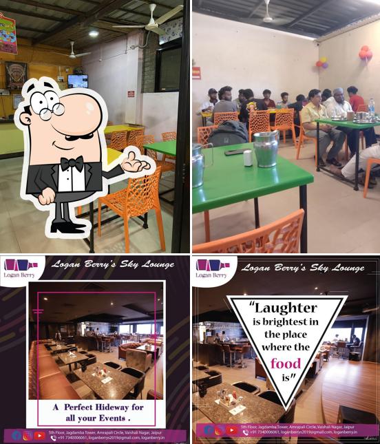 The interior of New Ambar Biryani House