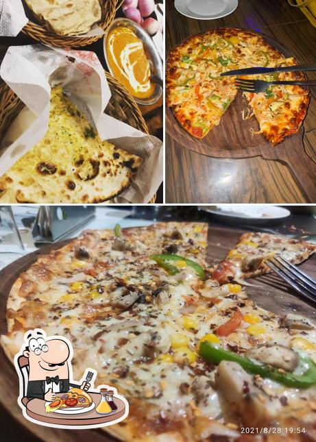 Order pizza at THE BREWERY CLUB