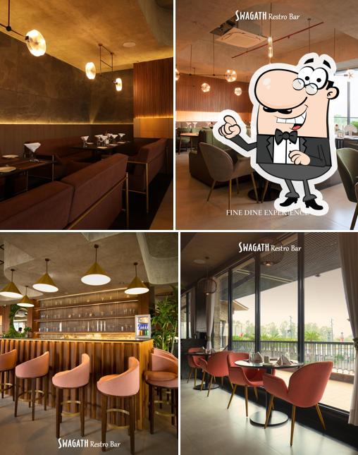 The interior of Swagath - Restro Bar at Eastwood Village