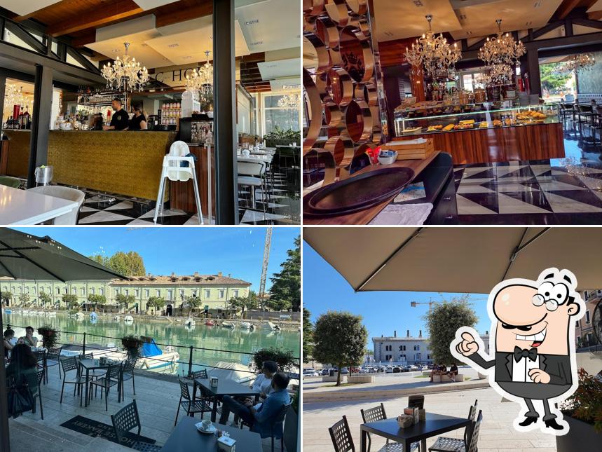 Gli interni di C. House cafè