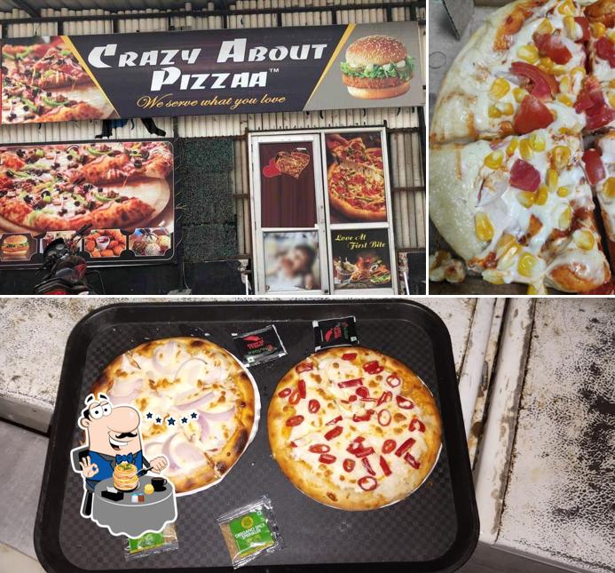 Meals at Crazy About Pizzaa