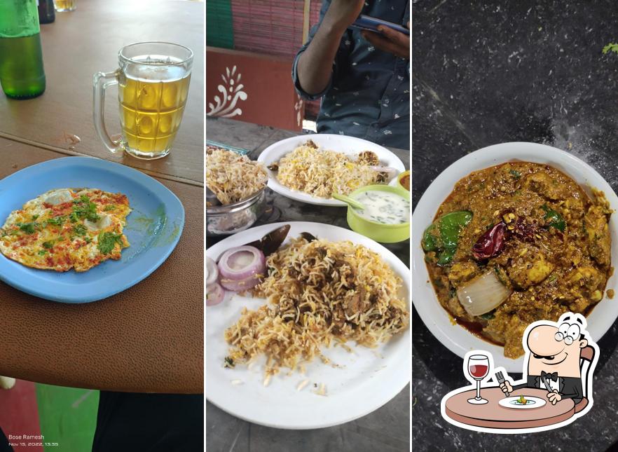 Food at Happy Restaurant