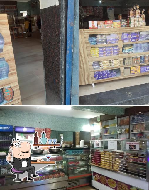 Among different things one can find interior and food at Baba Cake Ghar