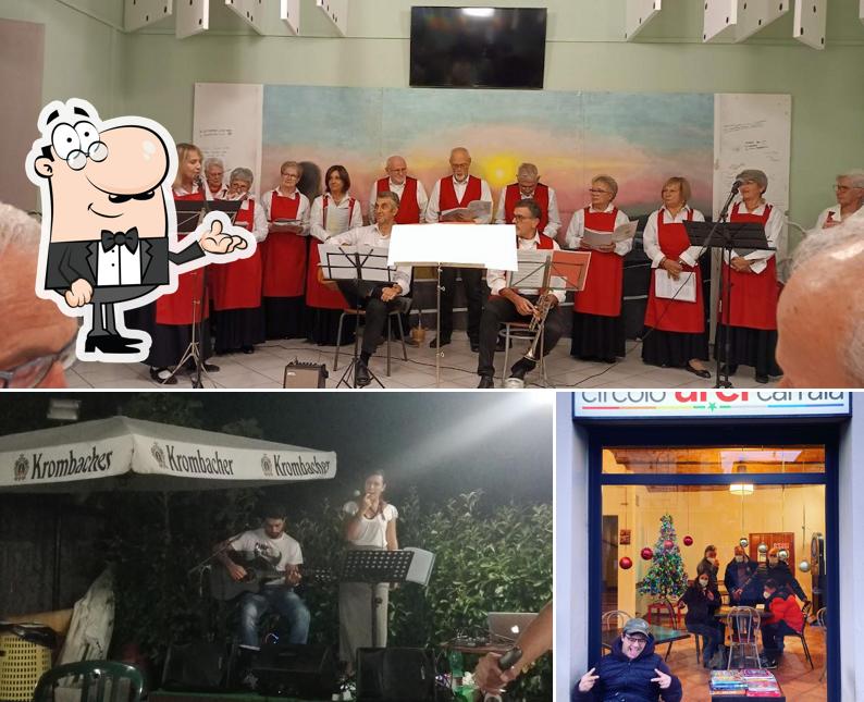 Gli interni di Circolo ARCI Carraia