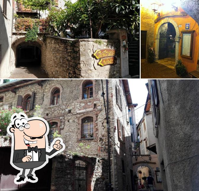 Gli esterni di Trattoria Da Angelo