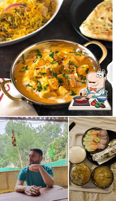 Chicken curry at Village Dhaba