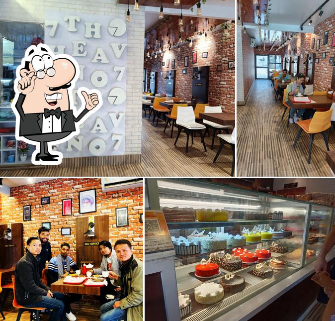 The interior of 7th Heaven