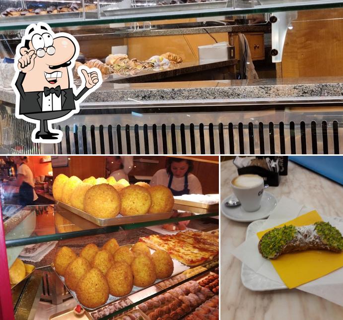 Gli interni di Etna Pasticceria Graniteria
