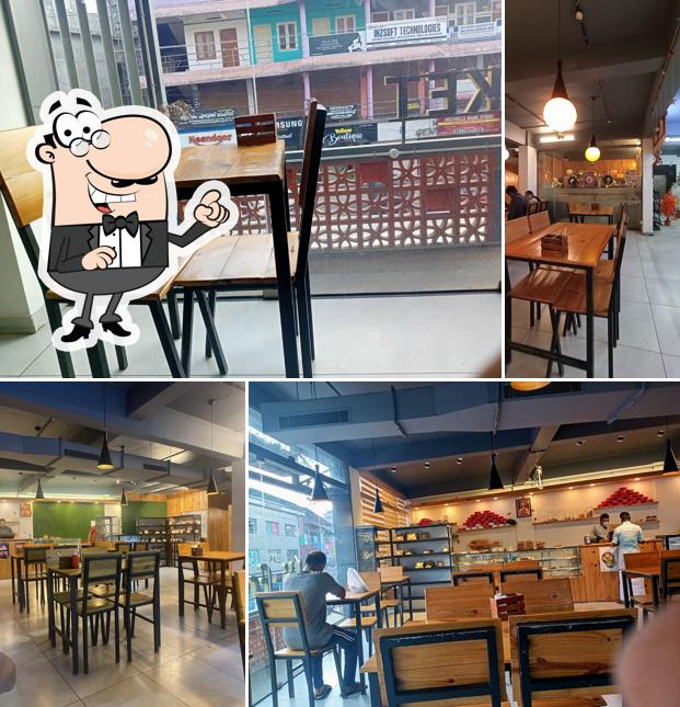 The interior of THE BAKE FACTORY ( ദി ബേക്ക് ഫാക്ടറി )