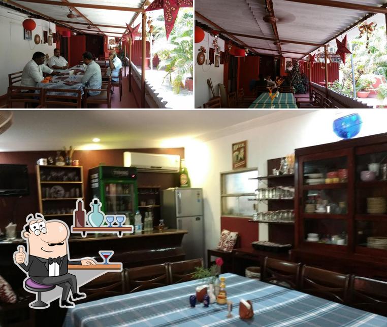 The interior of O Cozinheiro restaurant