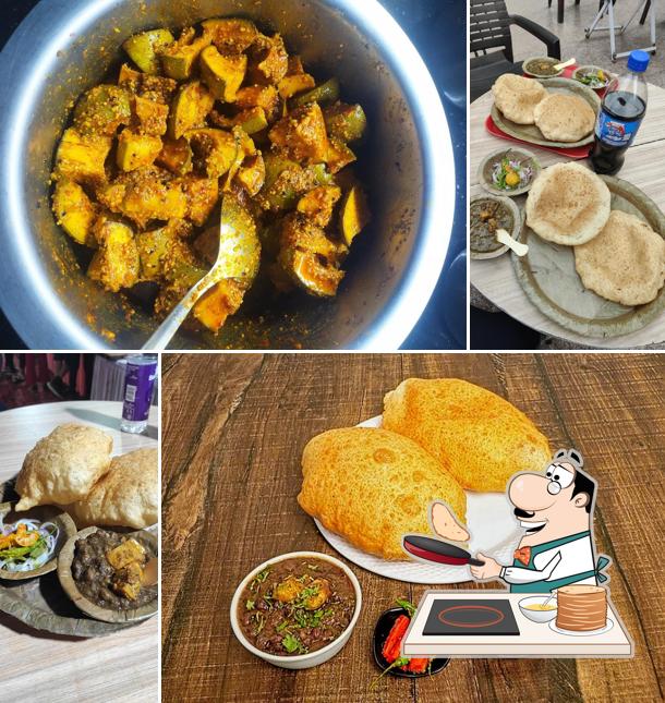 Pancakes at Bhatia's Chole Bhature