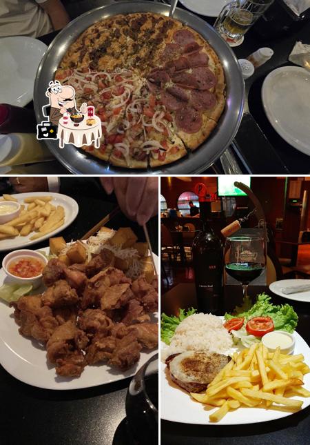 Comida em London Burger e Pizza