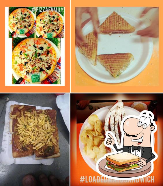 Grilled cheese sandwich at Shyam Sandwich cafe narendra tiwari marg