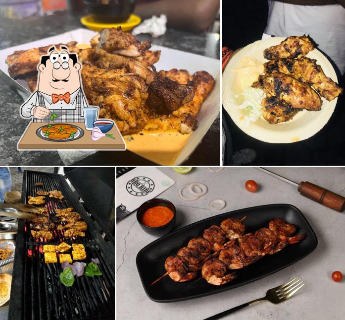 Chicken wings at BBQ Ride