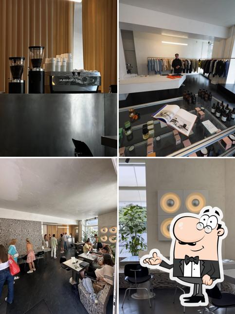 Gli interni di DRAFT. Coffee