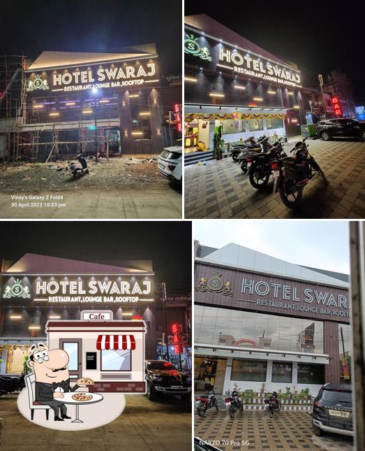 The exterior of Hotel New Swaraj