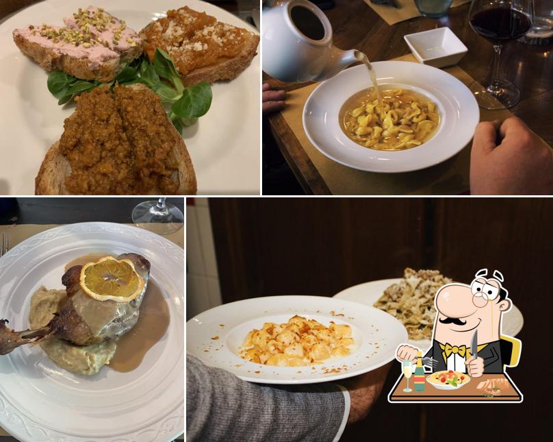 Platti al Osteria di Sperticano