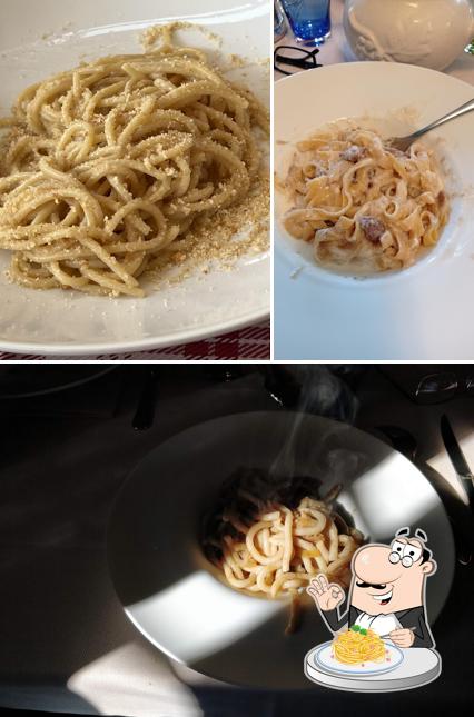 Spaghetti alla carbonara al Ristorante Dalla Marianna