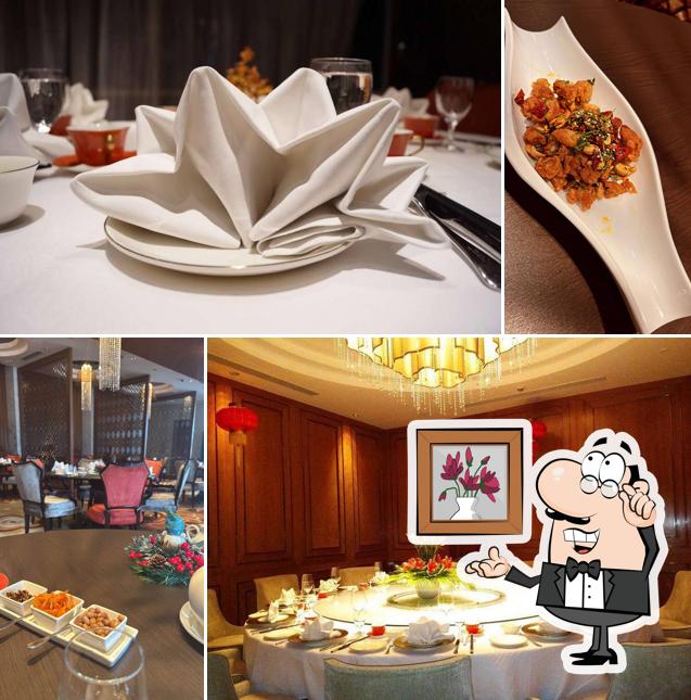Take a seat at one of the tables at Shang Palace