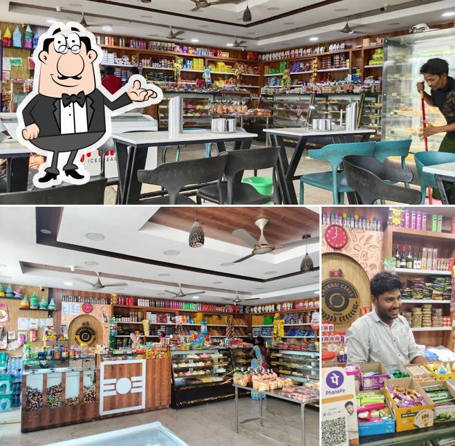 Among different things one can find interior and beverage at Chennai Cakes