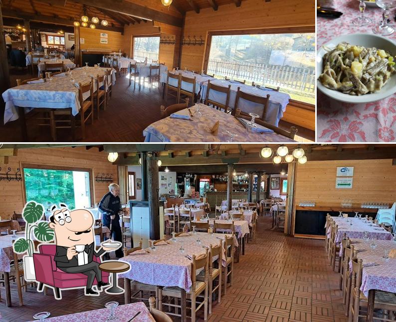 La foto di interni e bevanda da Ristorante "La Bolla" a Castiglione d'Intelvi - RISTORANTE tra i sentieri della VALLE D'INTELVI vicino alla BIG BENCH 166