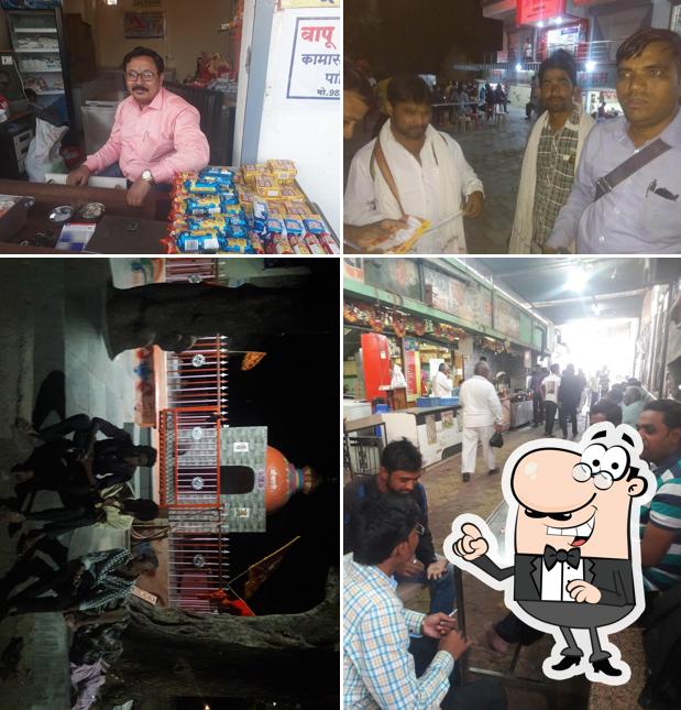 Take a seat at one of the tables at Bapu Tea House