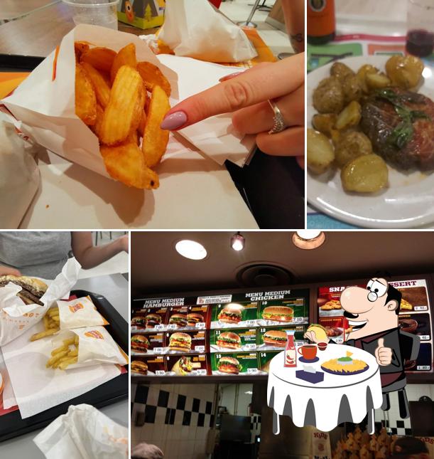 Piatto di formaggi al Burger King Piatto di formaggi al Burger King