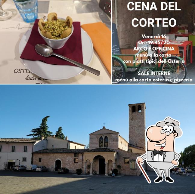 Questa è la foto che presenta la esterno e bevanda di Osteria Ciclabile - Ladri di biciclette
