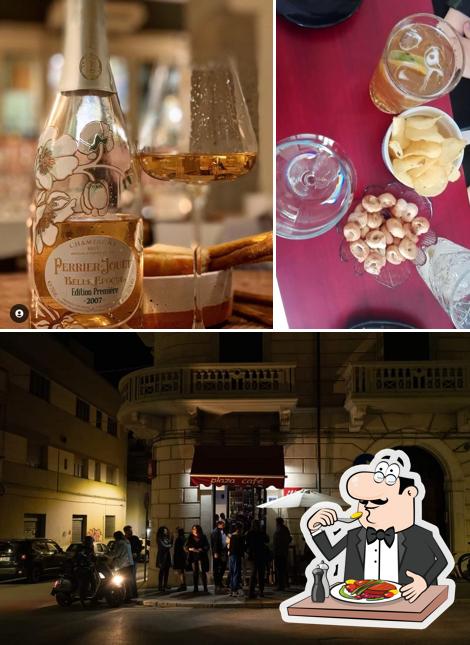 La immagine di cibo e esterno da Plaza Café