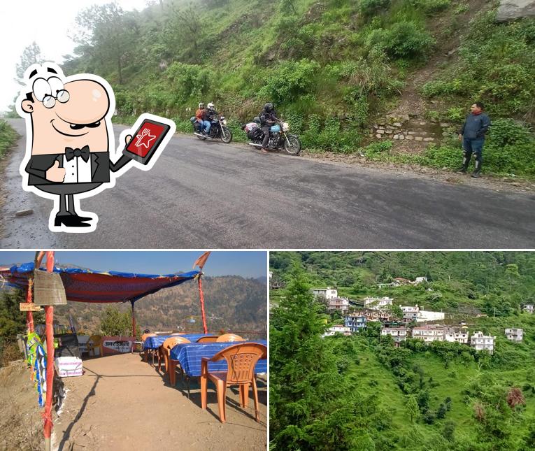 Enjoy the view at the outside area of Hanuman Garhi View Point