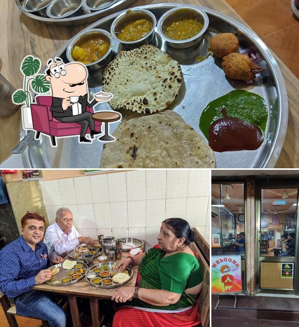 The picture of Purohit AC restaurant’s interior and food