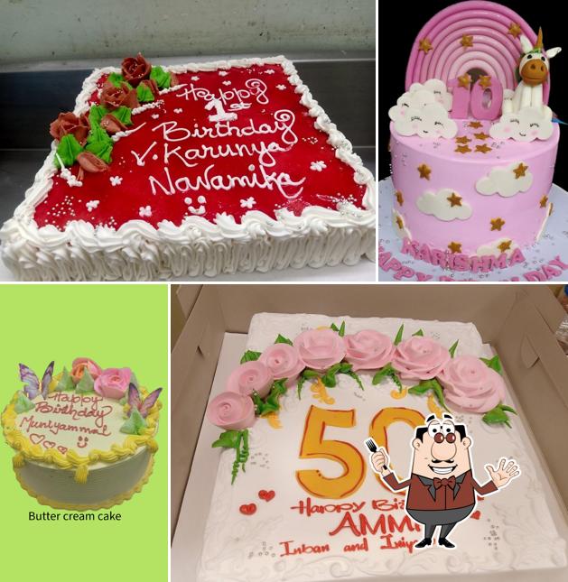 Food at Shree Varnikha Cakes – Cakes & Desserts K. Pudur Madurai