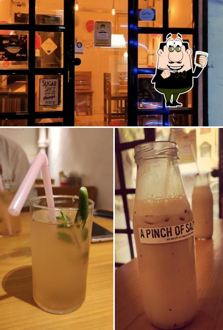 Enjoy a beverage at A Pinch Of Salt