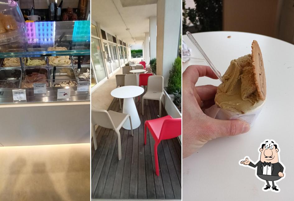 Gli interni di Gelateria Papilla Bio