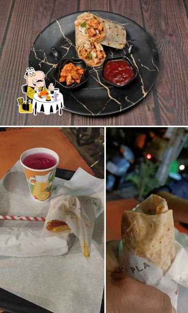Food at Shawarma Kart