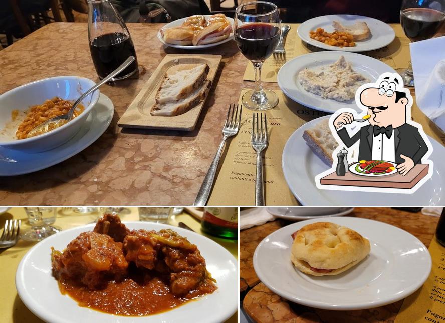 Platti al Osteria dell'Angelo